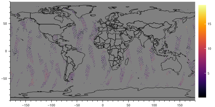 Ocean Surface Wind Speed 2026.06.16 - 2026.06.30