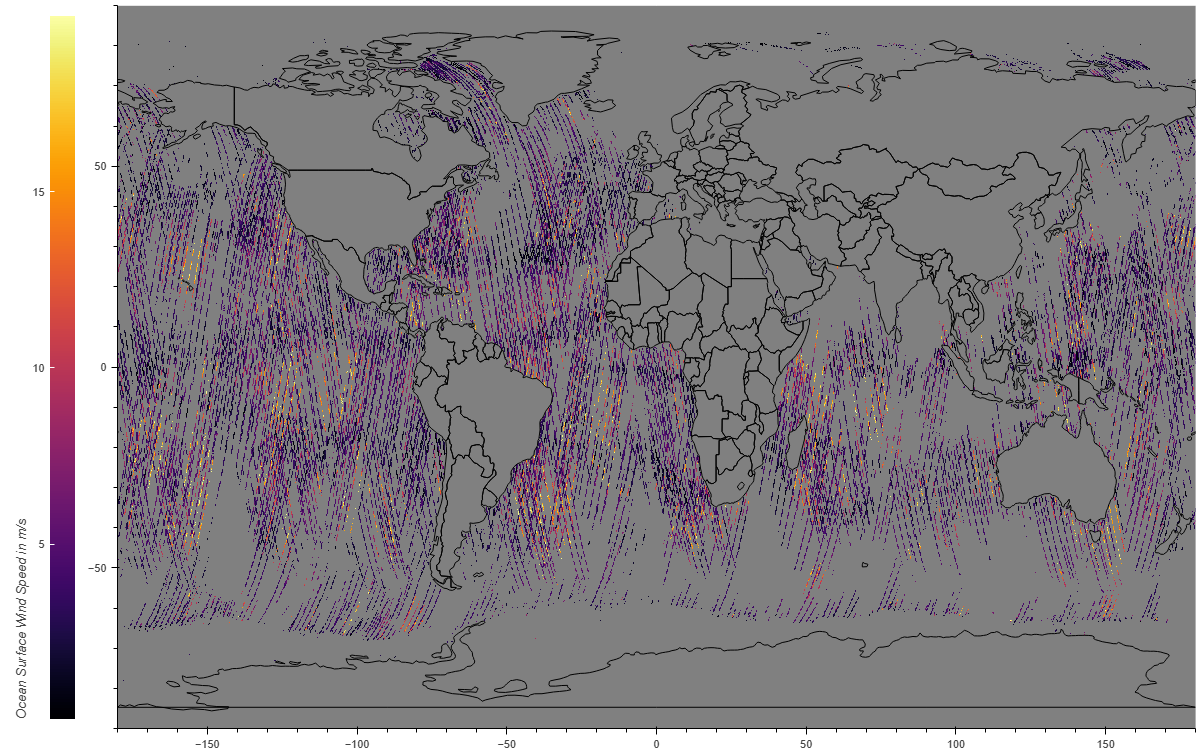 Ocean Surface Wind Speed