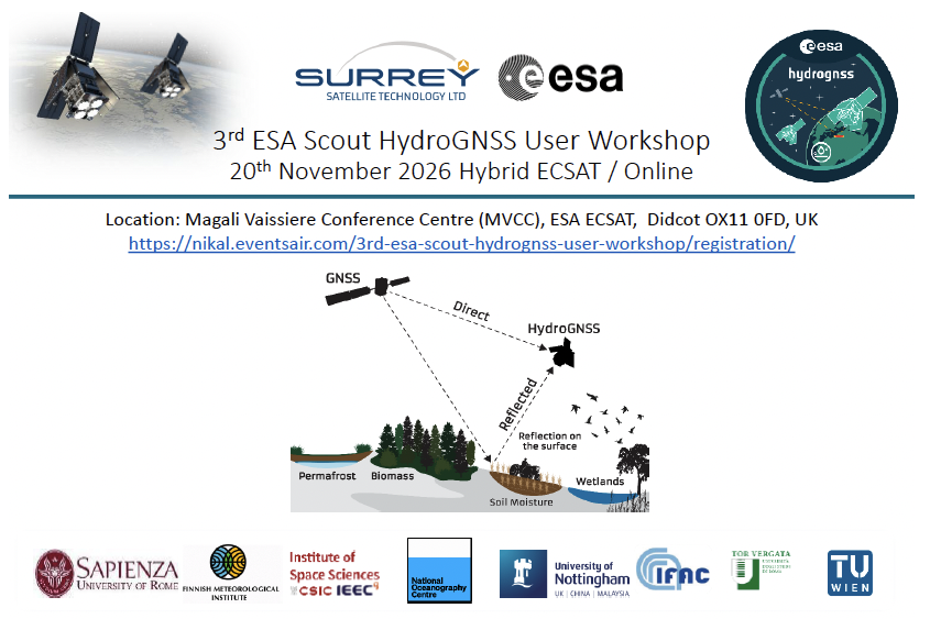 3rd ESA Scout HydroGNSS User Workshop